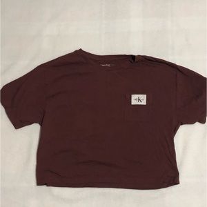 Calvin Klein Cropped Tee